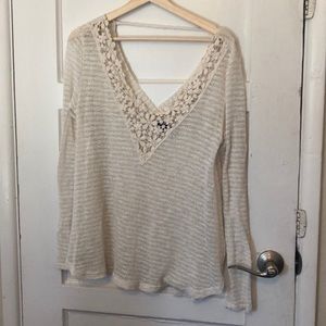 Bathing suit cover up sweater